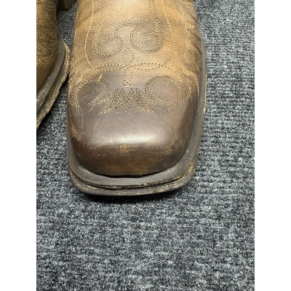 Ariat Rambler Phoenix Mens 9.5 D Boots 10010944 Wide Square Toe Distressed Brown